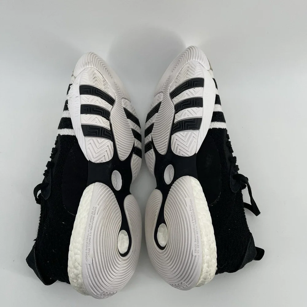 Adidas Trae Young 2 Men's Basketball Shoes Black White Ape 779001 Size 11.5